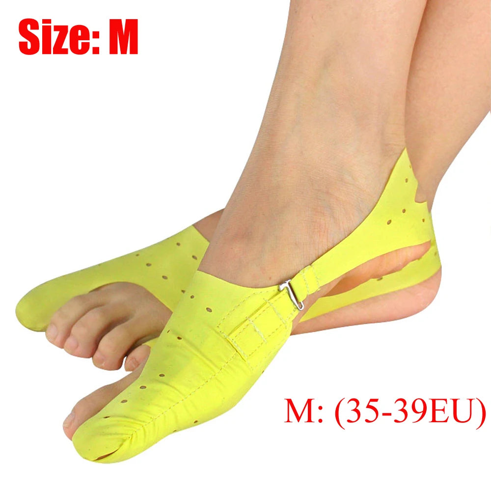 1Pair Hallux Valgus Toe Bunion Splint Straightener Corrector Foot Pain Relief Toe Separator Orthotics Feet Bone Thumb Adjuster