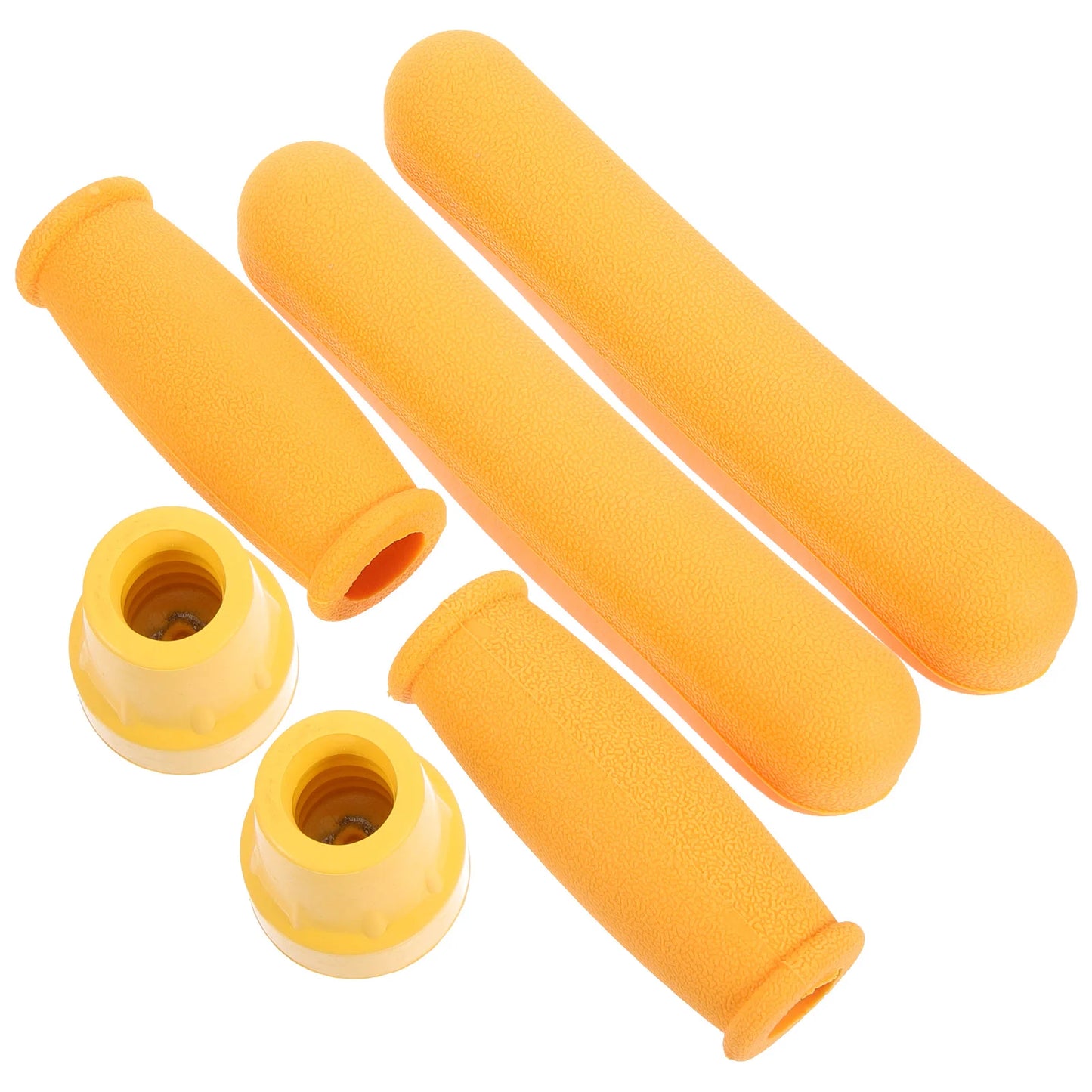 Replacement Crutch Kit Underarm Hand Grip Comfortable Feet Cap Walking Crutch Pad Anti Slip Crutch Handle Covers Protective Hand