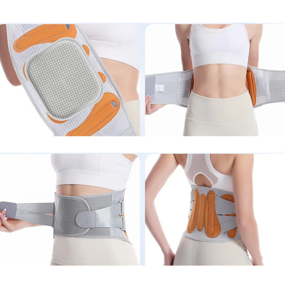 Back Lumbar Support Corrector Belt Breathable Waist Orthopedic Corset Men Women Waist Brace Back Pain Relief For Herniated Disc