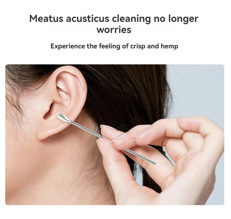 Ear Pick Six-piece Set Ear Cleaning Ear Picking Earpick Convenient Portable Portable Ear Pick Household Portable for Adults