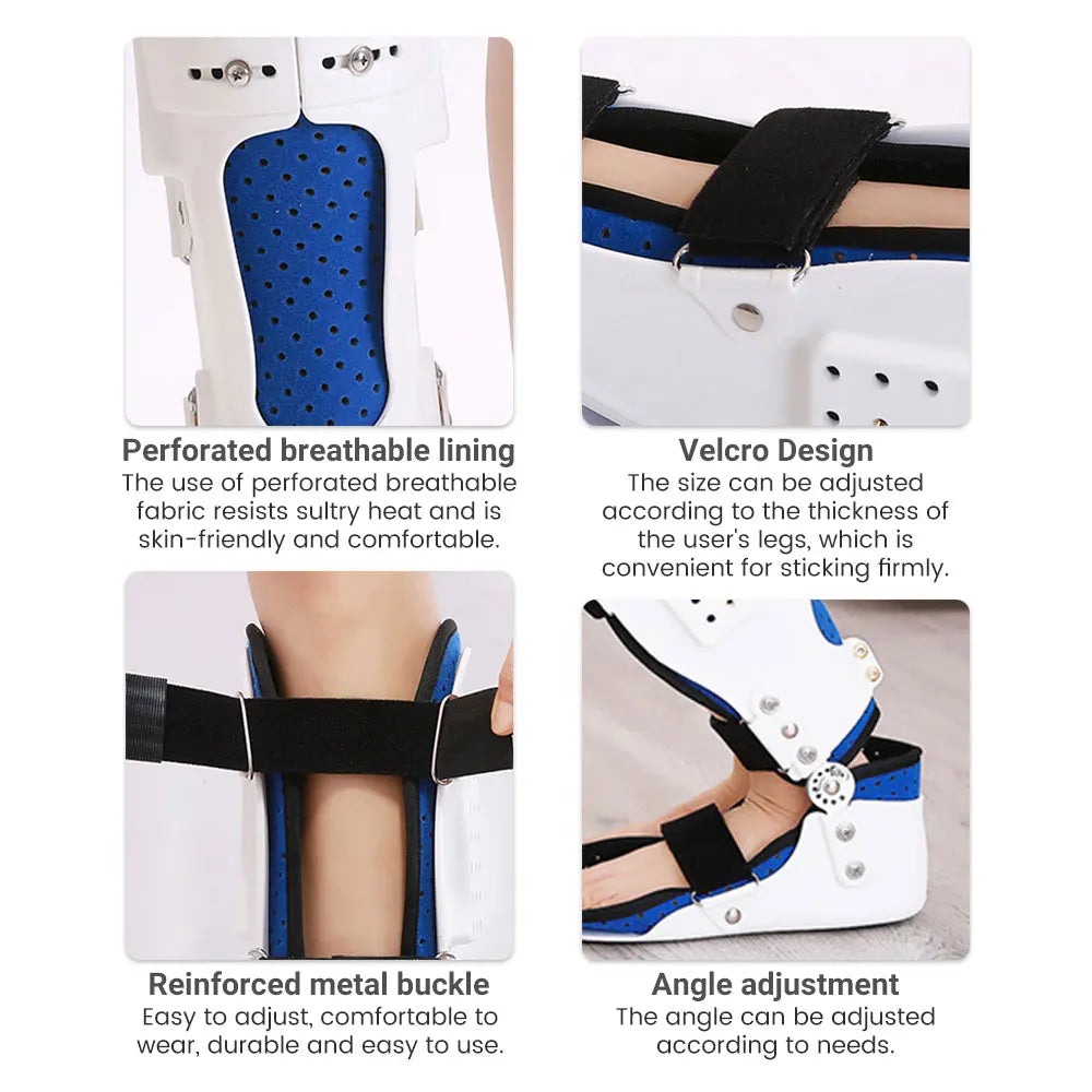Adjustable Fasciitis Foot Drop Orthosis Brace Support Ankle Support Ankle Boots Protector Orthosis Fixing Supporter Fixation
