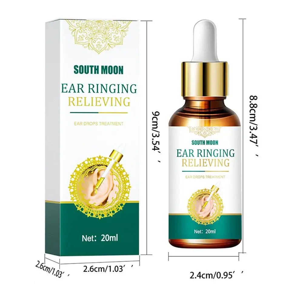 2X Tinnitus Ear Drops Ear Ringing Gentle Relieving Health Discharge Care Tinnitus Fluid Ear Ear Deafness Swelling Otitis Care