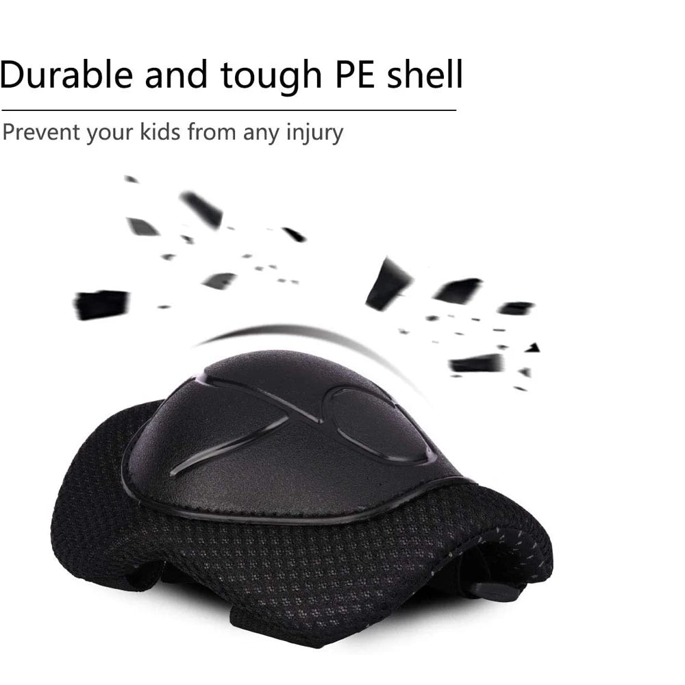 6pcs Protective Gears Set for Kids Children Knee Pad Elbow Pads Wrist Guards Child Safety Protector Kit for Cycling Bike Skating
