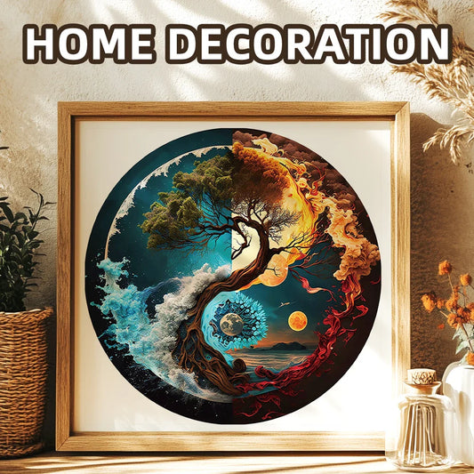Relax & Challenge Your Mind with the Starry Night Tree Wooden Puzzle – A Beautiful Brain Workout!