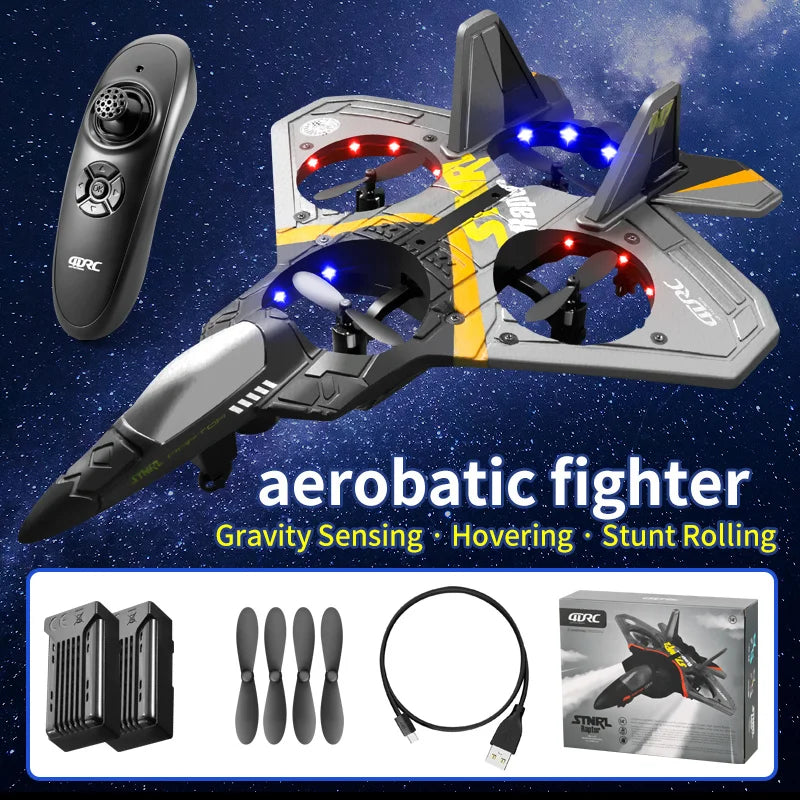 Fly High with the 4DRC RC Foam Glider – The Ultimate Fun Fighter Plane for All Ages!