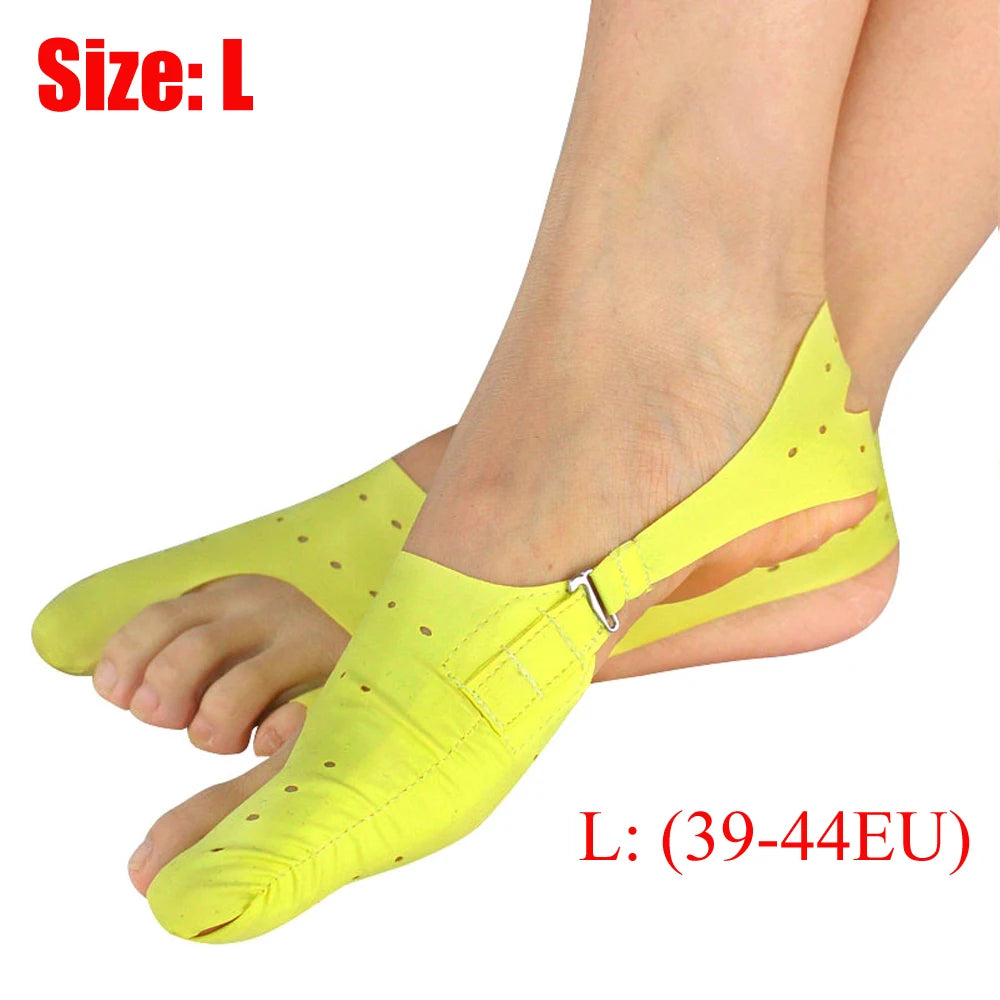 1Pair Hallux Valgus Toe Bunion Splint Straightener Corrector Foot Pain Relief Toe Separator Orthotics Feet Bone Thumb Adjuster