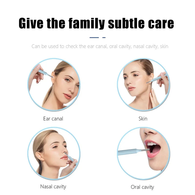 WIFI Visual Ear Sticks HD1080P 4.2MM Mini Camera Ear Pick Ear Spoon Ear Cleaner Wireless Endoscope Health Care Ear Wax Cleaning