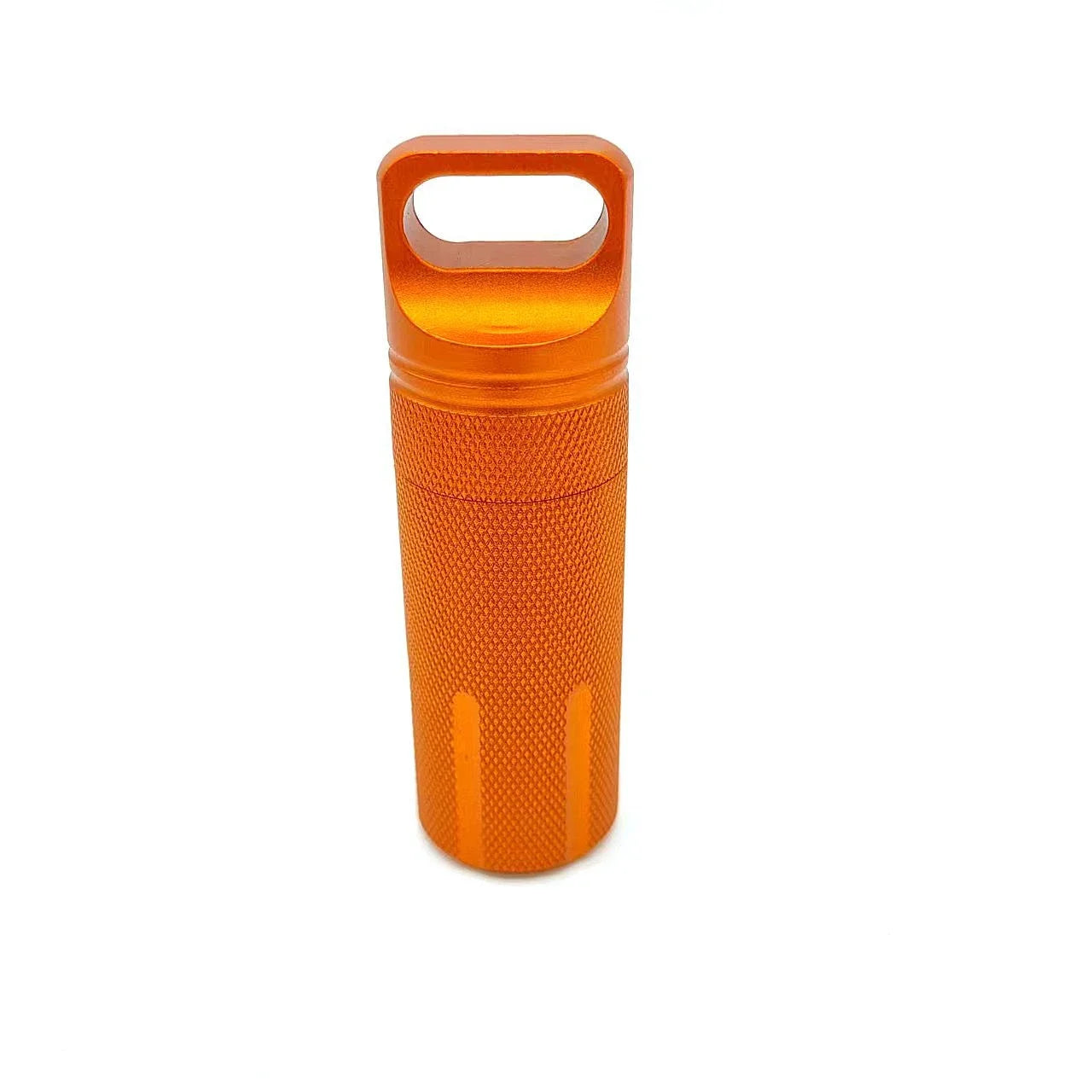 Aluminum Alloy Airtight Pill Container Bottle Portable Outdoor EDC Single Chamber Capsule Holder Waterproof Medicine Case Box