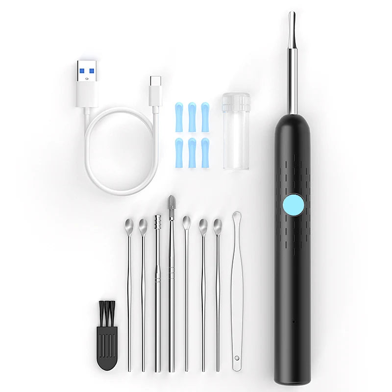 WIFI Visual Ear Sticks HD1080P 4.2MM Mini Camera Ear Pick Ear Spoon Ear Cleaner Wireless Endoscope Health Care Ear Wax Cleaning