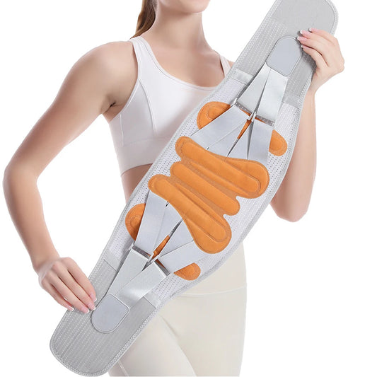 Back Lumbar Support Corrector Belt Breathable Waist Orthopedic Corset Men Women Waist Brace Back Pain Relief  For Herniated Disc