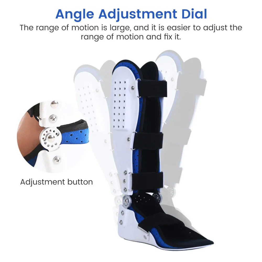 Adjustable Fasciitis Foot Drop Orthosis Brace Support Ankle Support Ankle Boots Protector Orthosis Fixing Supporter Fixation