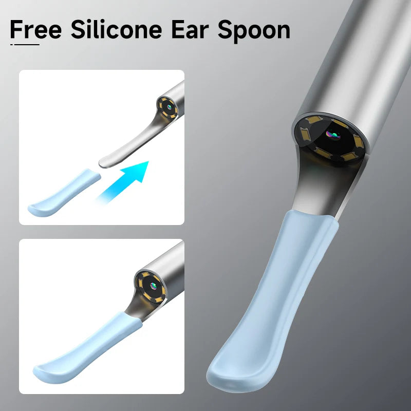 WIFI Visual Ear Sticks HD1080P 4.2MM Mini Camera Ear Pick Ear Spoon Ear Cleaner Wireless Endoscope Health Care Ear Wax Cleaning