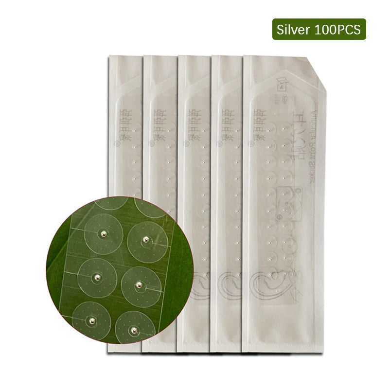 100/200PCS Transparent Ear Point Stickers Ear Pressure Stick Acupuncture Auricular Ear Stickers Massage Ear stickers