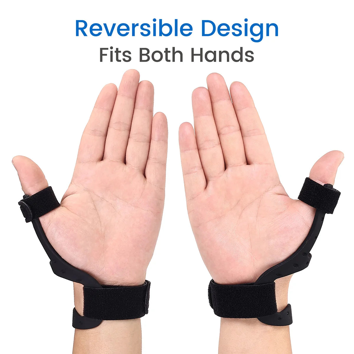 VELPEAU Waterproof Thumb Brace for Arthritis Pain and Support, Semi-rigid Silicone Thumb Splint for De Quervains Tenosynovitis