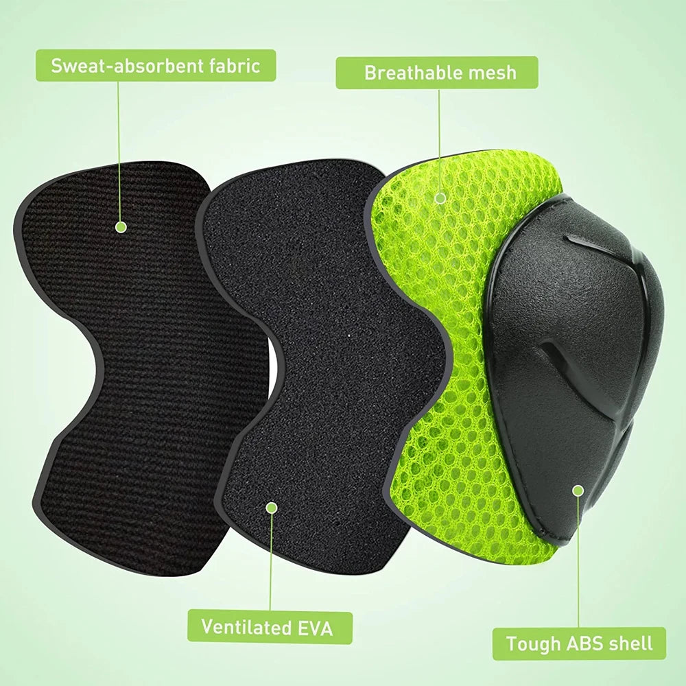 6pcs Protective Gears Set for Kids Children Knee Pad Elbow Pads Wrist Guards Child Safety Protector Kit for Cycling Bike Skating