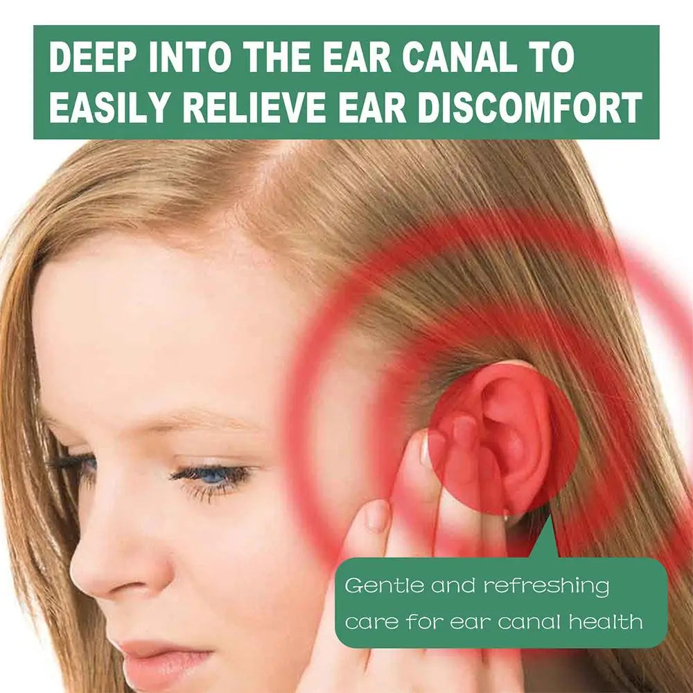 2X Tinnitus Ear Drops Ear Ringing Gentle Relieving Health Discharge Care Tinnitus Fluid Ear Ear Deafness Swelling Otitis Care
