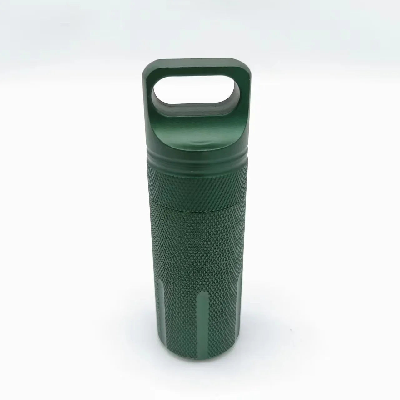 Aluminum Alloy Airtight Pill Container Bottle Portable Outdoor EDC Single Chamber Capsule Holder Waterproof Medicine Case Box