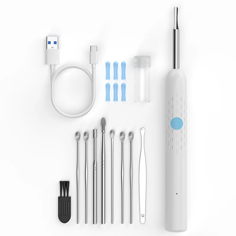 WIFI Visual Ear Sticks HD1080P 4.2MM Mini Camera Ear Pick Ear Spoon Ear Cleaner Wireless Endoscope Health Care Ear Wax Cleaning