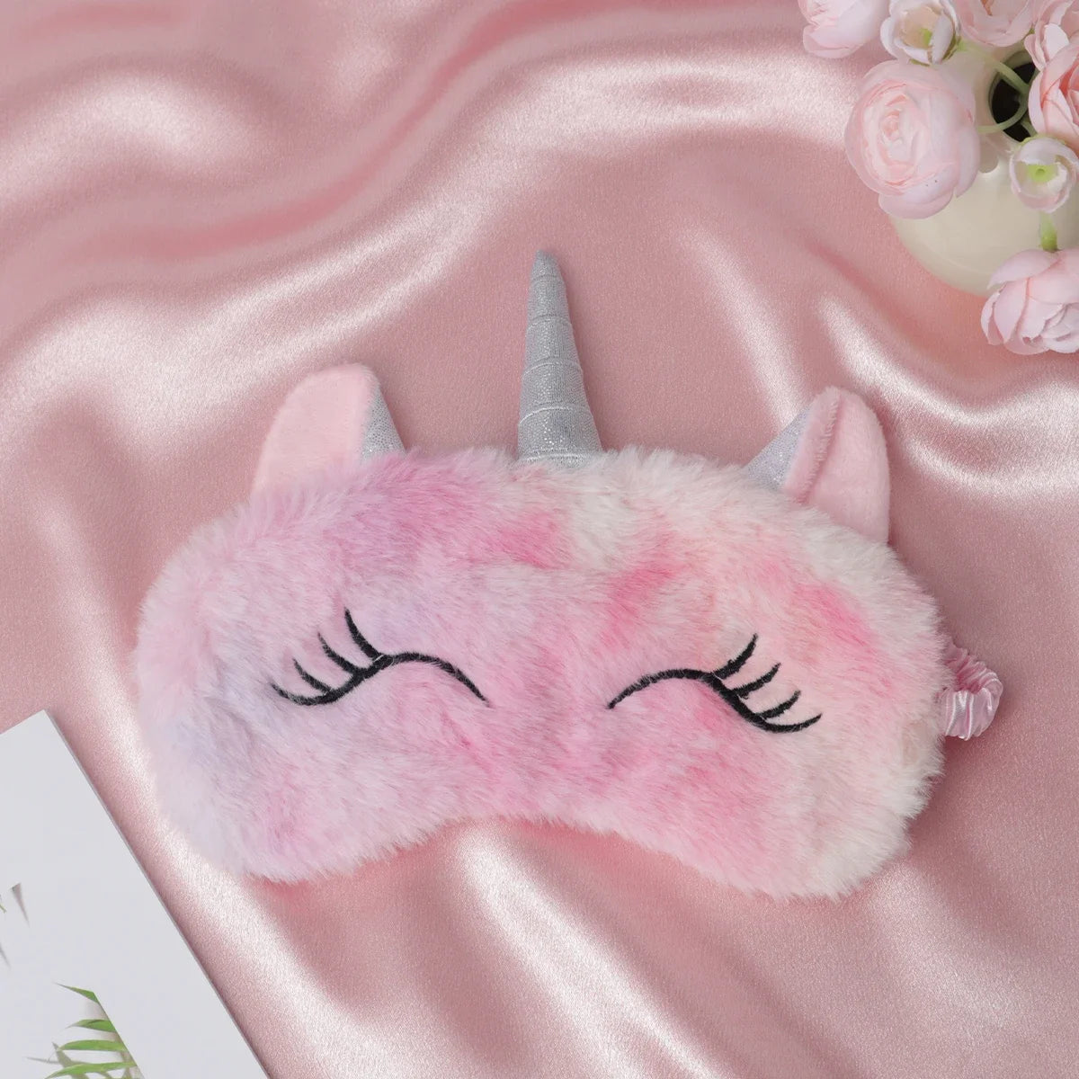 1/3/5pcs-Cartoon Unicorn Party Anime Sleeping Mask Kids Gift Cute Blindfolds Travel Sleep Eye Band Shade Rest Eyepatch